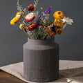 Farmhouse Vase for Home Decor, Vintage Rustic Terracotta Flower Vase Suitable for Home Decor, Living Room, Shelf, Dining Table. 7IN.