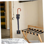 Cabilock Indoor Wall Mount Umbrella Holder Pp Material Self-adhesive Easy Install Water Collection Platform