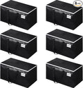 Extra Large Moving Boxes-Moving Bags with Zipper, Carrying Handles and Tag Pocket-Moving Supplies for Space Saving-Totes for Storage - for moving, Storage, Camping and Travel 93L-6 Pack