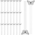 1000 Pcs Perfume Test Strips Cute Butterfly Disposable Fragrance Strips White Perfume Paper Test Strips Fragrance Blotter Strips Essential Oils Test Card for Scents Aromatherapy Testing