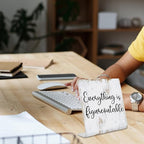 Everything is Figureoutable Sign, Inspirational Gift for Woman, Men, Workers, Friends,Motivational Desk Sign Decorations for Home Office Desk Bar Cubicle Table Shelf Plaque Sign Decor dksg15
