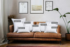 Utopia Bedding Throw Pillows (Set of 4, White) – 24 x 24 Inches Down Alternative Pillows for Bed, Sofa, and Couch - Fluffy Decorative Stuffer Pillow for Indoors & Outdoors