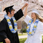 Leis for Graduation 2026, Artificial Flower Wreath with Cards Graduation Lays Gifts, Congrats Grad for High School