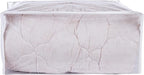 NUYKOUY Clear Vinyl Storage Bags with Zipper 24x20x11 Inch, Clothes Bag Organizer, Space Saver PVC Comforter Clear Storage Bags for Blanket, King Size Pillows Storage,Linen Storage (3 Pack.)