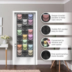 Hat Organizer Racks for Baseball Caps, 24 Deeper Pockets Baseball Hat Rack, Cap Rack, Hat Rack for Door with 3 Hooks