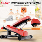 Elliptical Exercise Machine, Mini Stair Steppers with Resistance Bands for Home Fitness, 299LBS