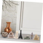 KOMBIUDA 7pcs World-Famous Architectural Model Big Miniature Building Blocks Home Office Decor