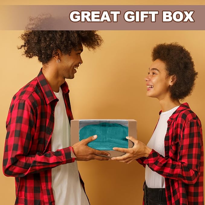 50 Pcs 50 Pack Hat Boxes with Clear Window, Foldable Black Gift Boxes for Baseball Caps, Storage, Display and Shipping (Brown)