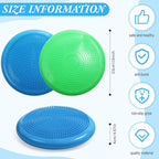 Libima 8 Pcs Wiggle Seat for Sensory Kids Flexible Wobble Cushion Non Slip Balance Disc for Adults Core Strength Physical Exercise Improve Posture School Home Office