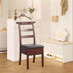 Wood Chair Valet Stand, With Hanger Trouser Bar, Top Storage Tray Wardrobe, With Large Drawer Clothing Rack, Men Women Floor Standing Suit Valet for Living Room, Entryway, Bedroom, Office