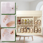 30 Pack Shoe Slots Organizer, Shoe Stackers Organizer for Closet Adjustable Shoe Holder Space Saver 50% Shoes Racks for Closet Organization