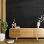 MaxGear Large Felt Bulletin Board 36" x 24", Cork Board Alternative, 6 Pack Black Felt Wall Tiles with Push Pins, Cork Boards for Walls Pin Board for Office & HomePanels