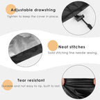 Under Desk Elliptical Cover - Oxford PVC Waterproof & Ellipse Leg Exerciser Case Compatible with YOSUDA YSD-ME/ANCHEER Under Desk Elliptical Machine (Black)