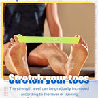 Set of 5 Toe Stretcher Band Separator Spacer Bunion Correction Hallux Valgus Alignment Foot Stretcher Straightener Resistance Loop Yoga Exercise Foot Care with Carry Bag(Multicolor)