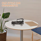 Antique Metal Car Model Craft - Vintage Style Vehicle Collectible Collections - Tabletop Decorative Car Ornament Display for Bar Home Space