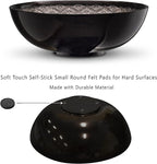 Creative Scents Dublin Brown Decorative Bowl with Orbs Set - Centerpiece Table Decorations - Coffee Table Decor - Home Decorations for Living Room Decor, Table Centerpieces for Dining Room Table