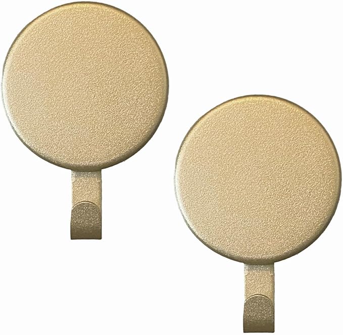Haute Decor Attract Magnetic Wreath Hanger - 2 Pack (Textured Gold)
