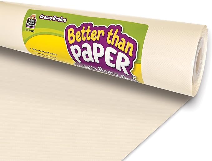 Teacher Created Resources Creme Brulee Better Than Paper® Bulletin Board Roll (TCR77440)