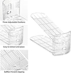 Shoe Slots Organizer，20 Pack Shoe Stackers for a Pair of Shoes,Adjustable Shoe Rack with Three Levels