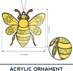 Bee Gifts for Women Bee Ornament Honeycomb Ornaments, Unique Nature Inspired Christmas Decoration, Gift for Lovers of Nature, Handmade Holiday Hanging Decor 2026