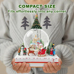 Snow Globe Pink Sofa/Dog and Cat Snowglobe with Music Birthday Party Decorations Creative Collectibles (SJQ-GS8030-120MM) (Church)