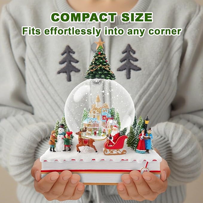 Snow Globe Pink Sofa/Dog and Cat Snowglobe with Music Birthday Party Decorations Creative Collectibles (SJQ-GS8030-120MM) (Church)