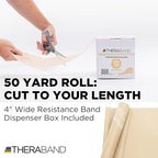 THERABAND Resistance Band, Special Heavy, 50-Yard Roll, Elastic Band for Exercise