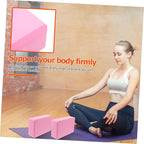 Yoga Resistance Band Set Yoga Blocks and Strap High-Density Non-Slip Exercise Kit for Women for Stretching Dance and