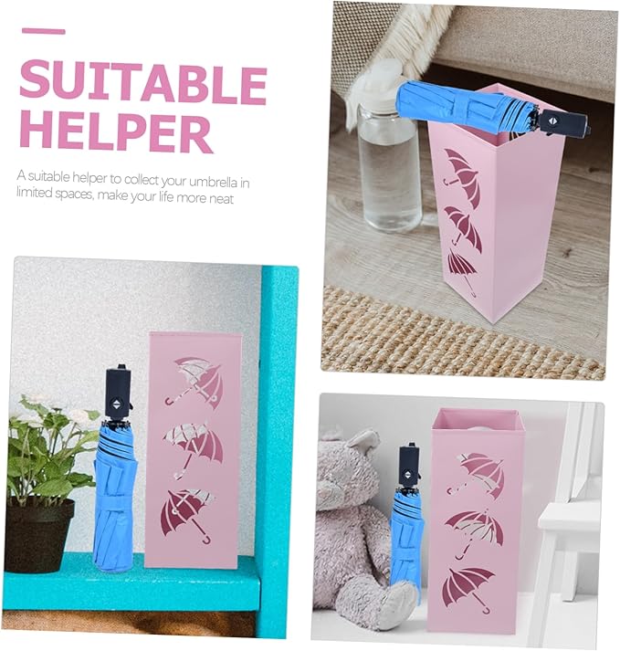 Zerodeko Heavy Duty Outdoor Umbrella Stand Iron Umbrella Base Clamp for Storage