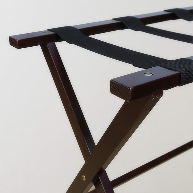 Heavy Duty 30" Extra Wide Luggage Rack-Espresso