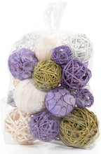 ANDALUCA Purple Decorative Balls Bag Bowl Filler Home Decor (Lavender)