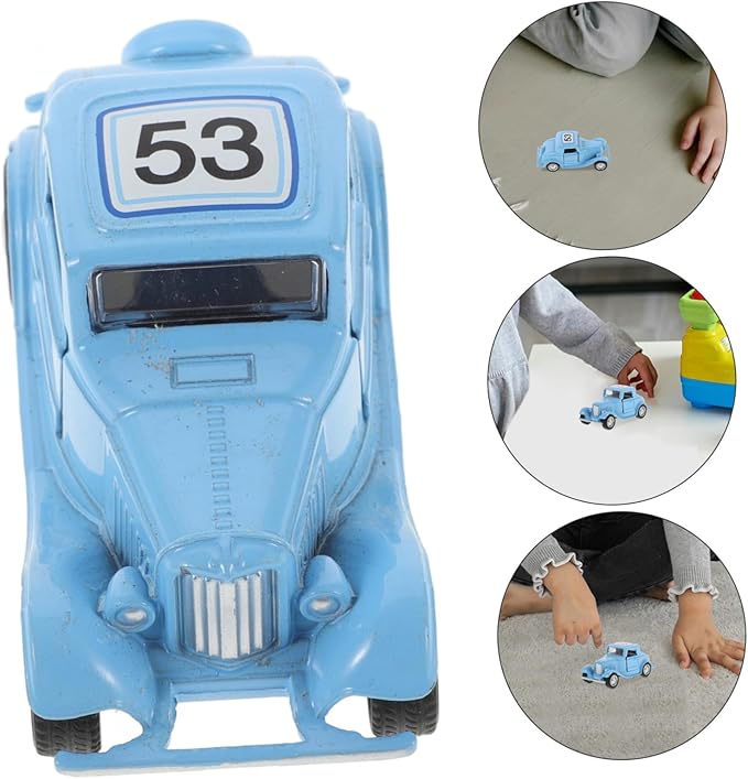 Vintage Car Model Decorative Ornament Retro Metal Vehicle Sculpture for Cabinet Decoration Realistic Design with Rustic Style for Car Enthusiasts and Home Decor