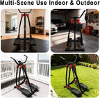 Air Walker Exercise Machine,Foldable Elliptical Machine for Home,Mini Elliptical for Full-Body Low-Impact Exercise with LCD Display Ideal for Home Gym