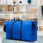 Extra Large Moving Bags with Strong Zippers & Carrying Handles, Storage Bags Storage Totes for Clothes, Moving Supplies, Space Saving Oversized Storage Bag Organizer for Moving, Traveling (4 Pack)