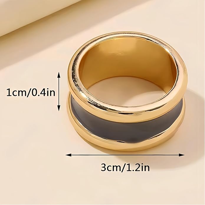 SYWDUDUCLT Scarf Ring for Women's Shawl, Silk Neckerchief, Tshirt, Gold/Sivler, S/M/L, 2 Pcs