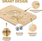 Juoe Maze Balance Board Wobble Board for Kids and Adult,up to 350 Ibs for Coordination Skills Obstacle Courses Sensory Balance Toys for Kids,Professional Rocker Balance Board for Physical Therapy.