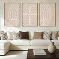 Christian Framed Canvas Wall Art Modern Jesus Wall Decor Abstract Wall Art Set of 3 Jesus Feeds The 5000 Artwork Christian Pictures Modern Religious Wall Paintings for Living Room Bedroom Office Farmhouse 24x36 Inch