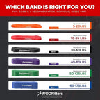 WODFitters Pro Series Pull-Up Assistance Bands – Premium Resistance Loop Bands for Assisted Pull Ups, Muscle Ups, Strength Training & Mobility – Durable Bands for Functional Fitness