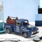 Fathers Day Truck Decor, Best Dad Ever Pickup Truck Tabletop Decoration with Toolbox, Rustic Farmhouse Tiered Tray Decor, Fathers Day Gift for Dad Home Office Desk