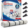 TAILI Mattress Vacuum Bag, King/Califonia King Mattress Vacuum Storage Bag with 4 Straps, Sealable Bag for Memory Foam, Latex, Easy Moving, Transport and Storage