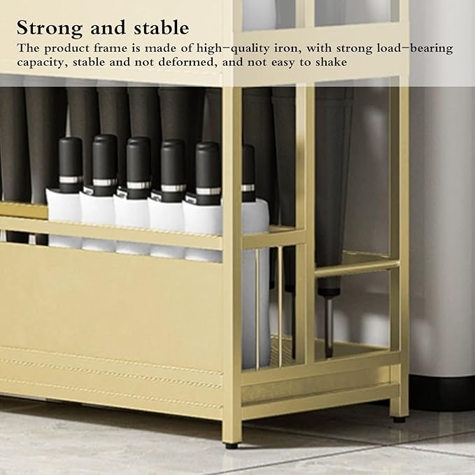 Umbrella stand indoor entryway,umbrella base stand,Umbrella Stand Racks Commercial Metal Umbrella Holder,School Office Hotel Corridor Entrance Umbrella Organizer,umbrella holder for entryway(White,68*