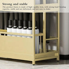 Umbrella stand indoor entryway,umbrella base stand,Umbrella Stand Racks Commercial Metal Umbrella Holder,School Office Hotel Corridor Entrance Umbrella Organizer,umbrella holder for entryway(Gold,68*3