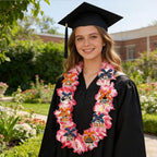 Leis for Graduation 2026, Artificial Flower Wreath with Cards Graduation Lays Gifts, Congrats Grad for High School