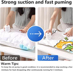 Electric Vacuum Pump for Bags - Portable, Fits Most Vacuum Seal Bags (Storage Bag Not Included)
