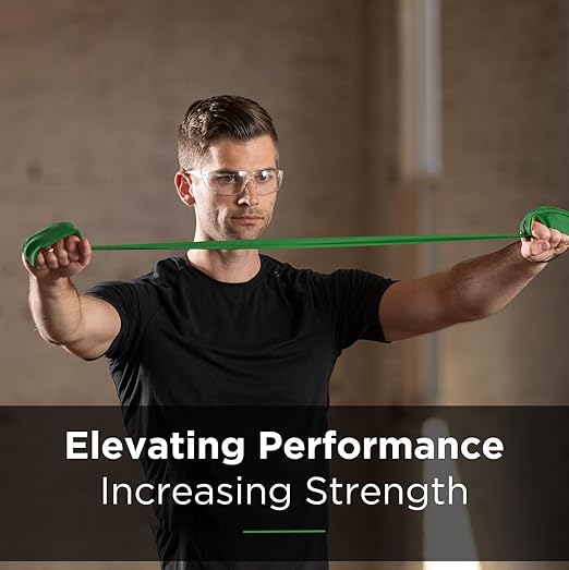 THERABAND Professional Latex Resistance Band Set, Pack of 7, Individual 6 Ft Elastic Band for Upper & Lower Body Exercise, Physical Therapy, Pilates, At-Home Workouts, 6 Foot Band, Levels 1 to 7