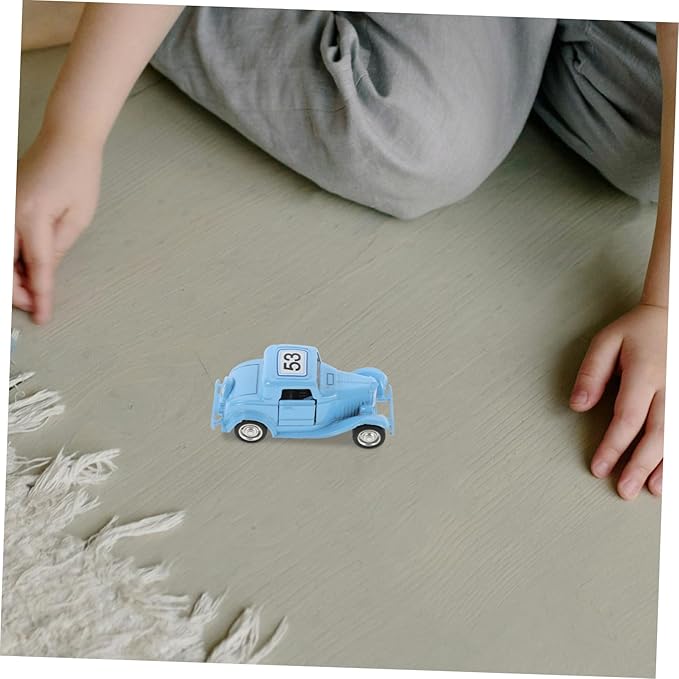 Abaodam Vintage Car Model Metal Statue Retro Car Ornament for Home Decor Desktop Decoration and Collectors