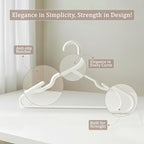 Utopia Home Plastic Hangers 200 Pack - Perfect Space Saving Clothes Hanger - Durable and Strong - Perfect Closet Organizers with Shoulder Grooves (White)
