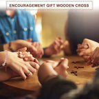 80 Pack Wooden Cross, Wall Crosses Wooden Crosses for Crafts, Wooden Pocket Cross Charms Keychain, Wooden Crosses Pedants for Church Praying, Easter Egg Fillers