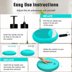 Wobble Cushion Core Balance Disc, Wiggle Seat for Sensory Kids to Stay Focused, Non-slip Balance Pads with Inflation Pump for Physical Therapy & Core Strength