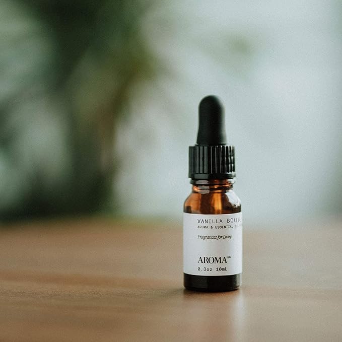AromaTech Vanilla Bourbon Aroma Essential Oil Blend: Luxury Hotel Inspired Aromatherapy with Vanilla Bean, Bourbon & Oak Barrel for Ultrasonic Diffusers & Nebulizers (0.33 Fl Oz (Pack of 1))